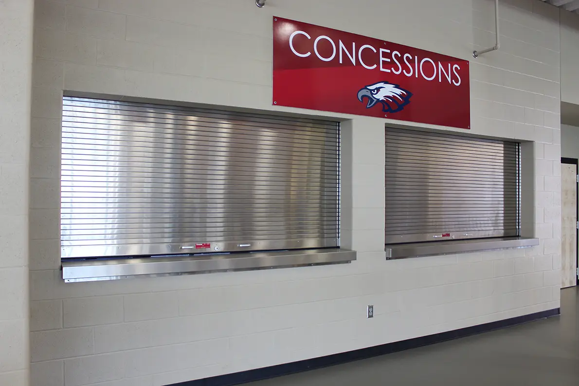 Fire-Rated Integral Frame and Sill Counter Door Showcase