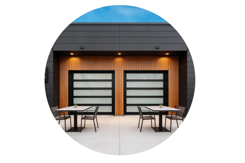 C Power Door commercial Restaurant Opaque