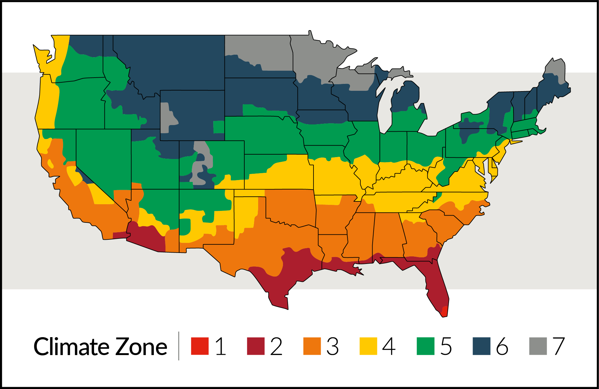 Climate Zones Map
