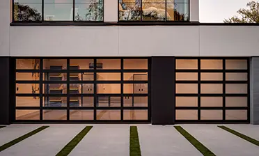 C-Power technology on Avante full view glass garage doors