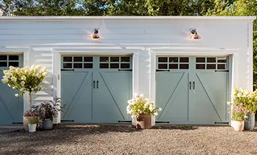 Canyon Ridge Elements garage door in custom color