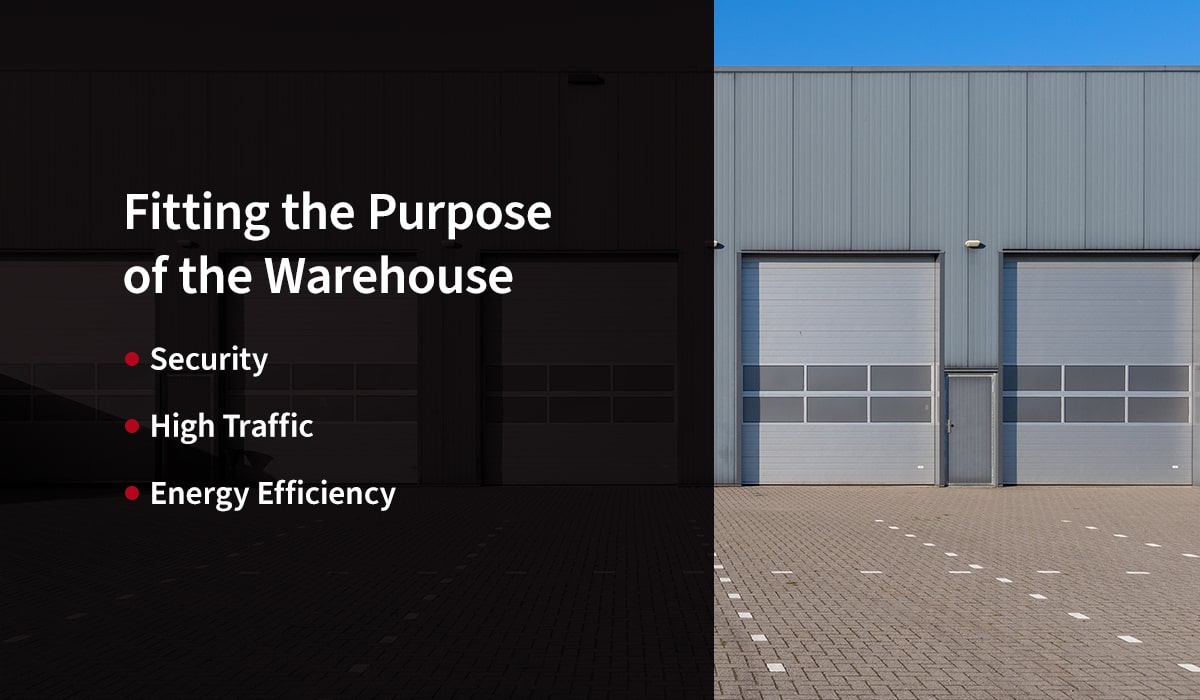 Fitting the Purpose of the Warehouse