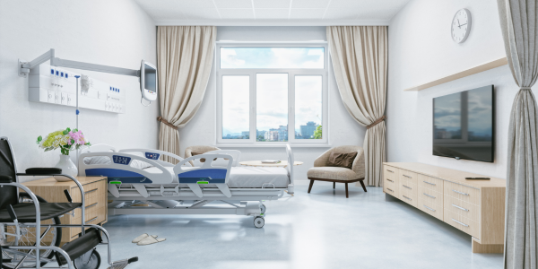 Designing for Healthcare-1 hospital patient room
