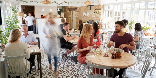 busy restaurant