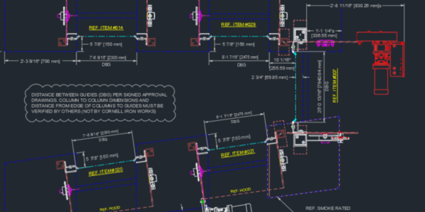 Architectural drawings of the Heart of Doha project.