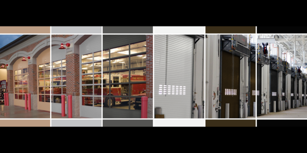 Omni blog header Omni powder coat finish collection for Clopay sectional and Cornell and Cookson rolling doors.